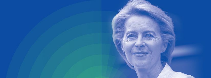 La Présidente-élue de la Commission européenne, Ursula von der Leyen